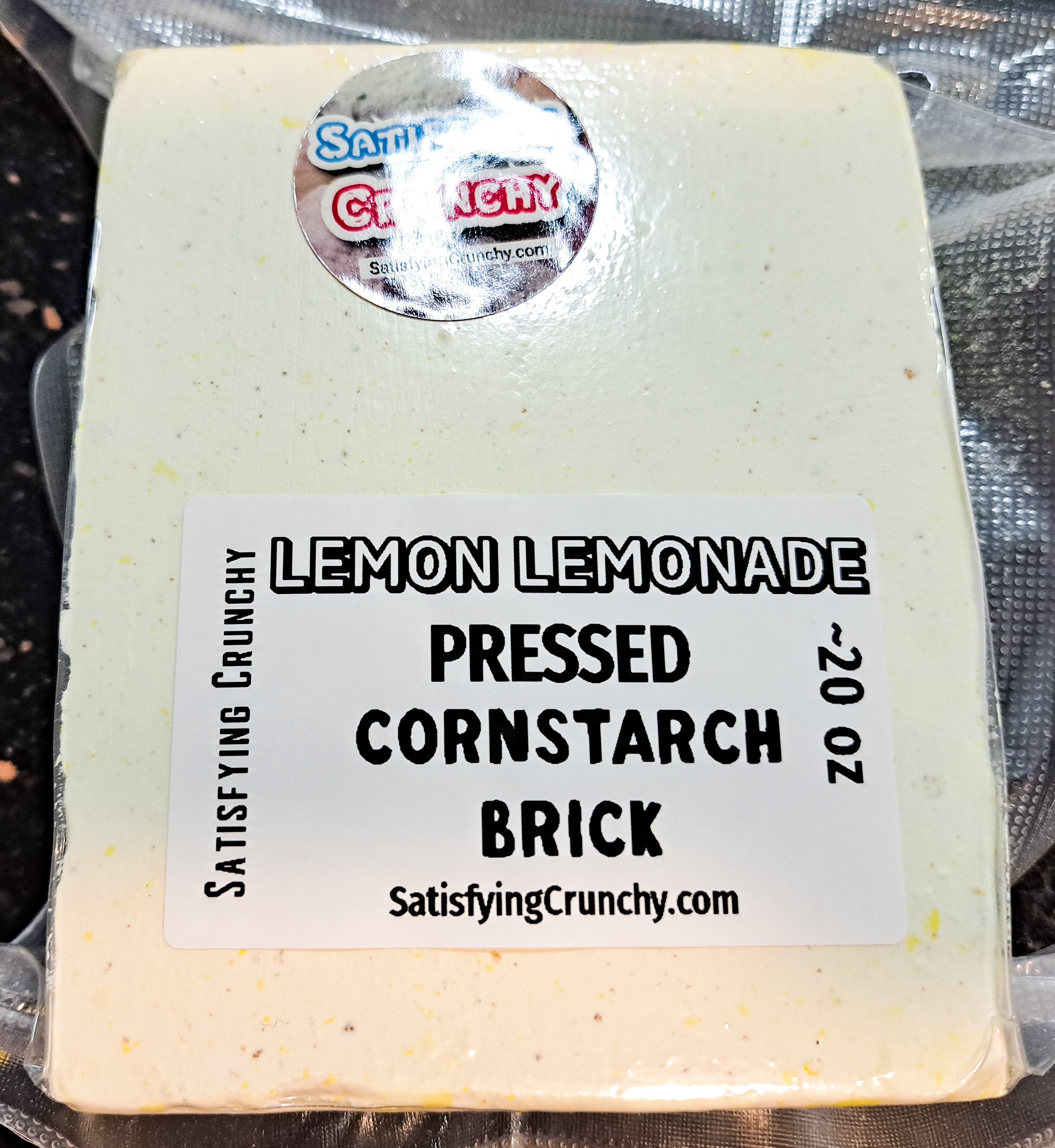 Sweet Strawberry Banana Flavored PRESSED Cornstarch Brick – Satisfying  Crunchy