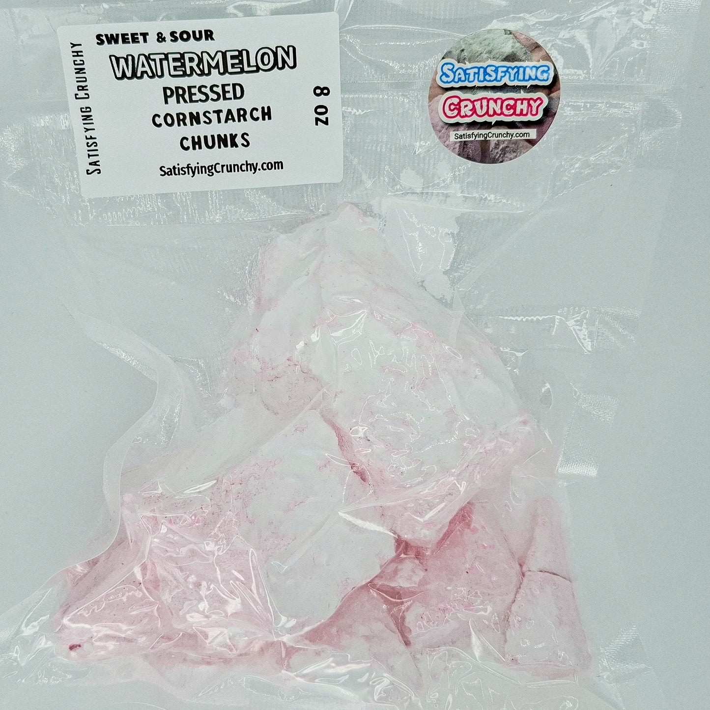 8 oz SWEET & SOUR WATERMELON PRESSED Cornstarch CHUNKS