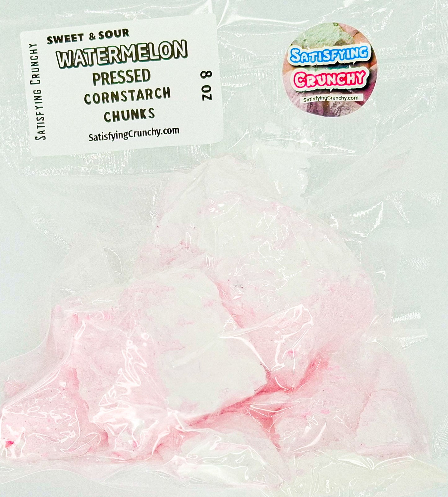 8 oz SWEET & SOUR WATERMELON PRESSED Cornstarch CHUNKS