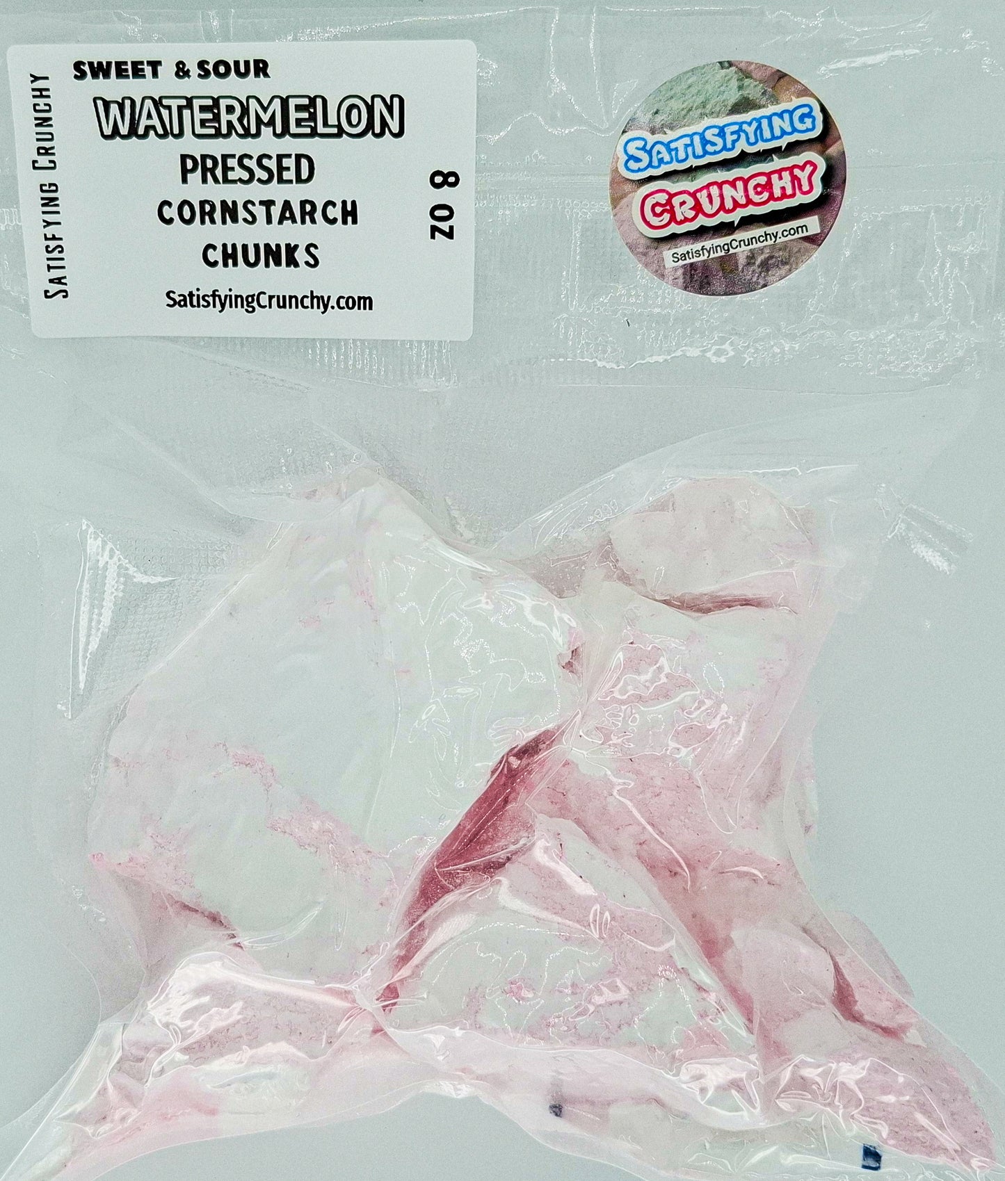 8 oz SWEET & SOUR WATERMELON PRESSED Cornstarch CHUNKS