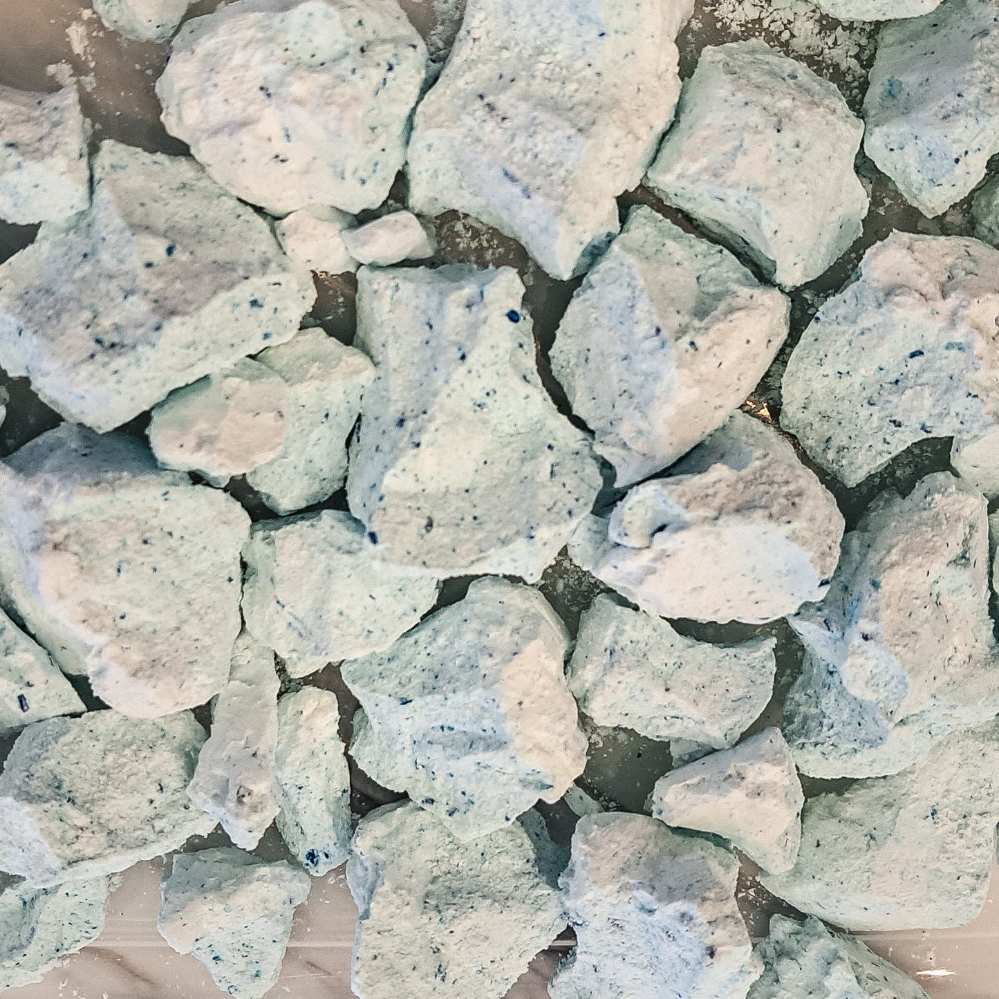 8 oz PRESSED COTTON CANDY Cornstarch CHUNKS