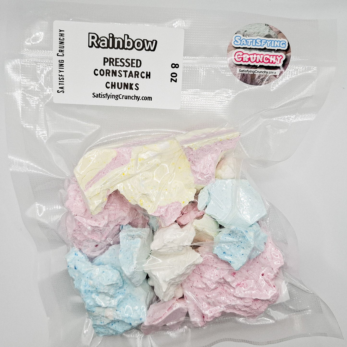 8 oz PRESSED RAINBOW Cornstarch CHUNKS