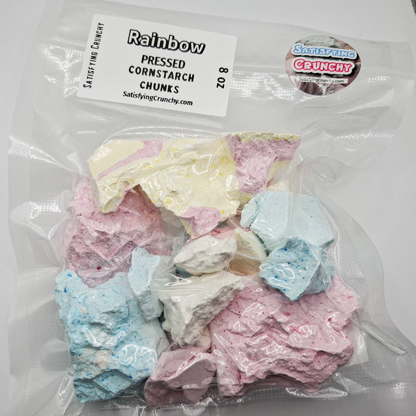 8 oz PRESSED RAINBOW Cornstarch CHUNKS