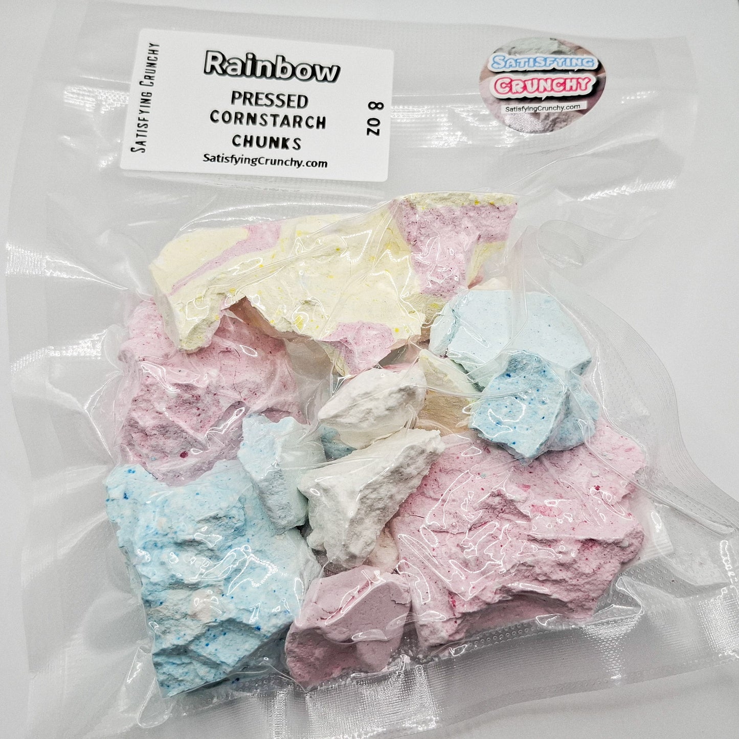 8 oz PRESSED RAINBOW Cornstarch CHUNKS